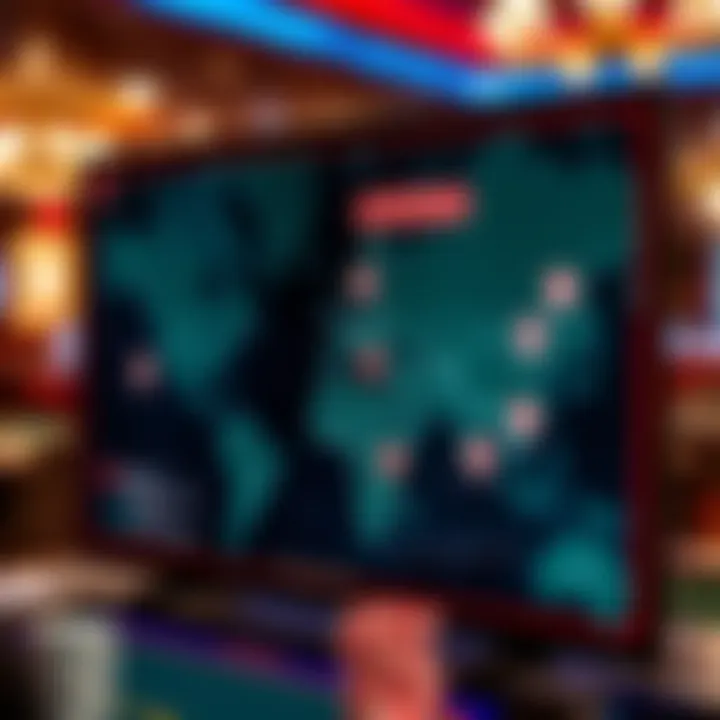 Map of Poker Restrictions A digital map highlighting restricted poker regions