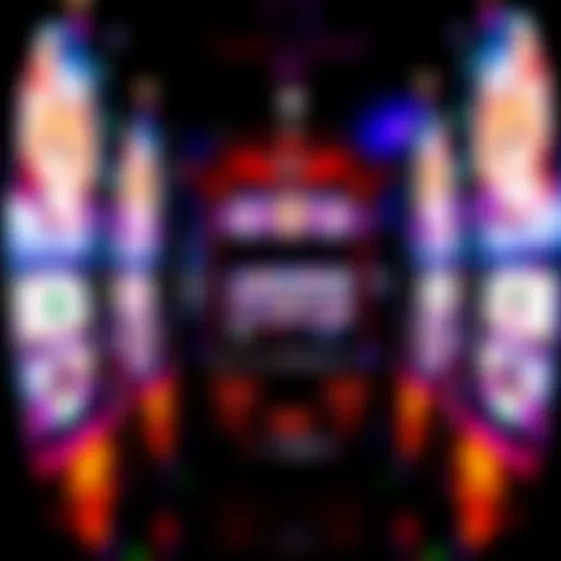 Vampire-themed slot machine with intricate designs and glowing symbols