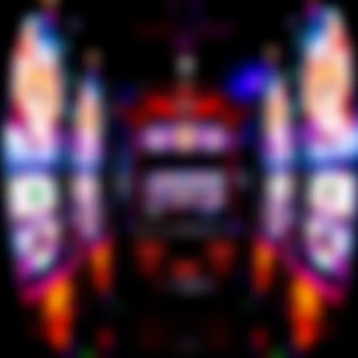 Intricate Designs of Vampire Slot Machines Vampire-themed slot machine with intricate designs and glowing symbols