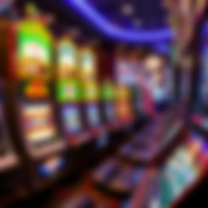 Diverse Types of Slot Games Available An array of various slot game types displayed on casino floors