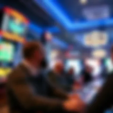 The Local Sportsbook Experience During March Madness An engaging local sportsbook environment with enthusiastic fans