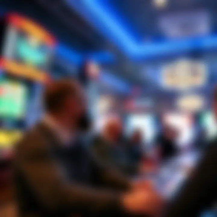 The Local Sportsbook Experience During March Madness An engaging local sportsbook environment with enthusiastic fans