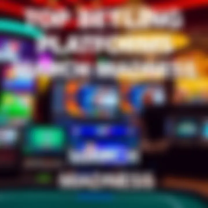 Top Online Betting Platforms for March Madness A collage of popular online betting platforms showcasing their interfaces