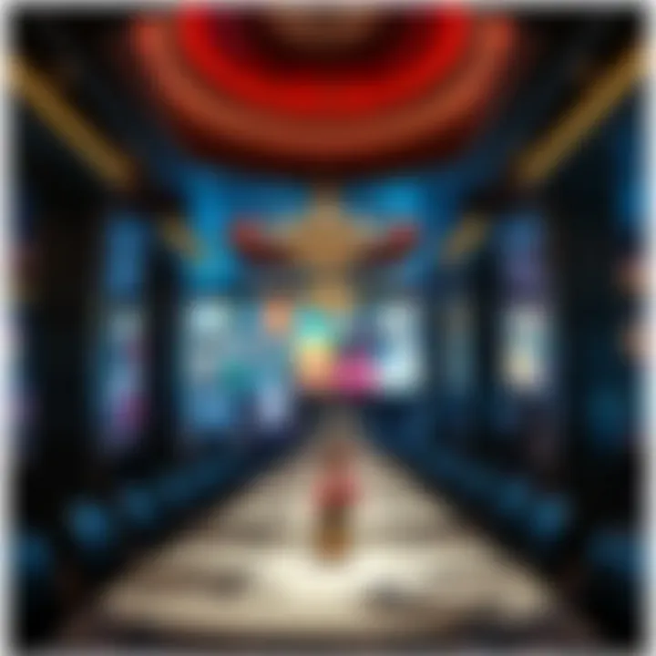 Dining area within a renowned Las Vegas casino