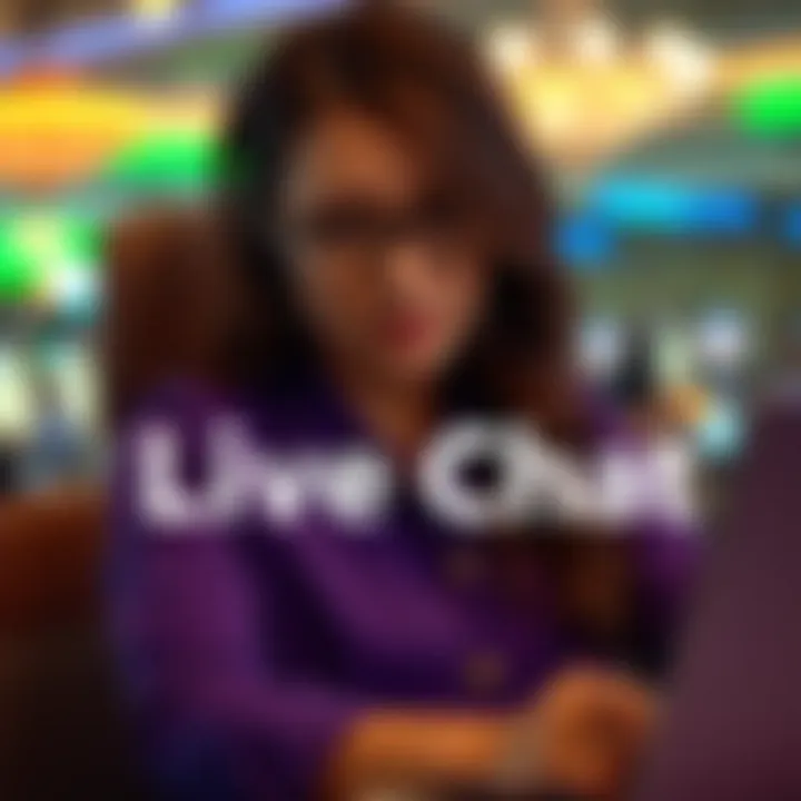 Visual representation of benefits associated with using live chat for support.