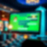 Illustration depicting a live chat interface on a desktop screen.