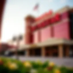 Exterior view of Winstar Casino showcasing its impressive architecture